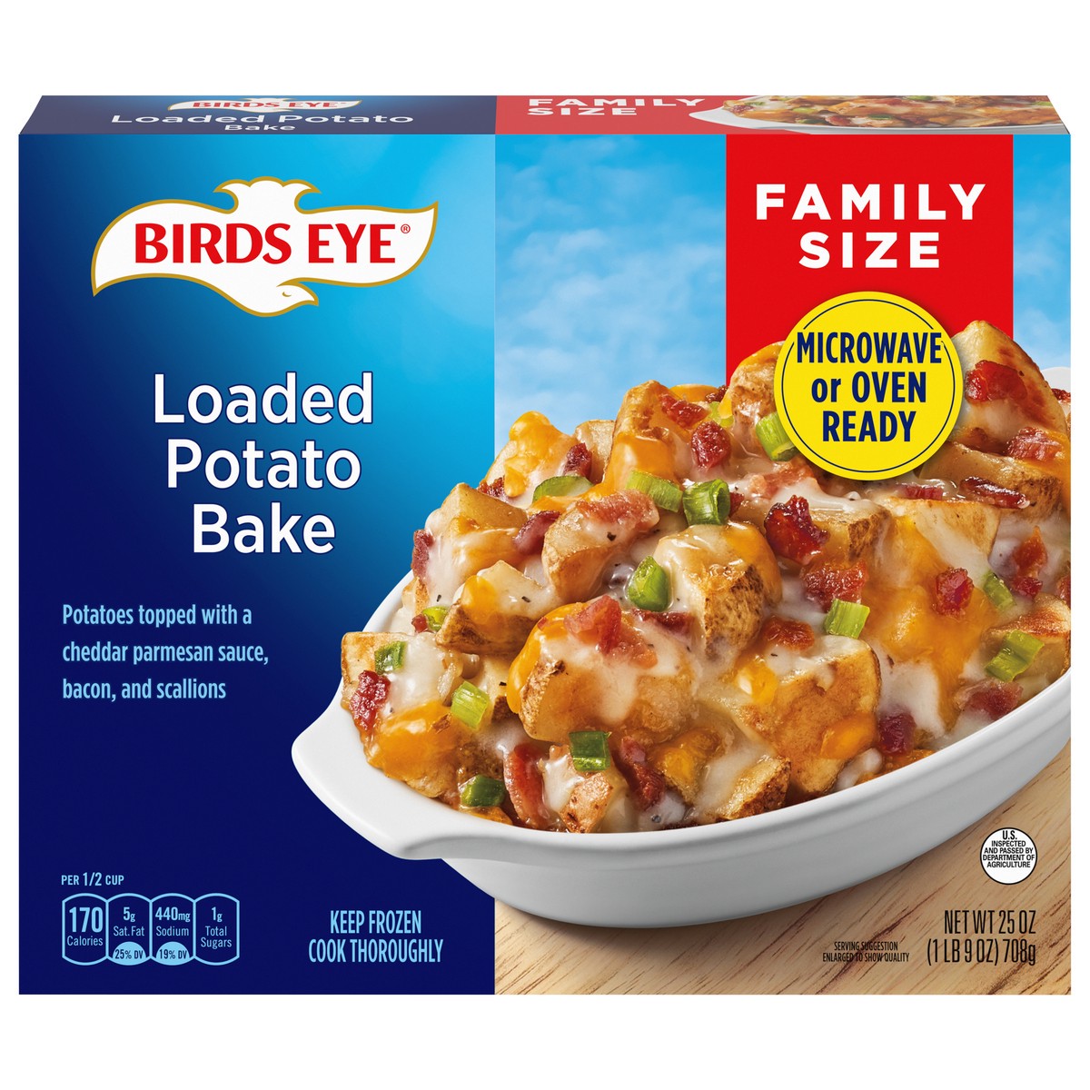 slide 6 of 11, Birds Eye Loaded Potato Bake Family Size 25 oz, 25 oz