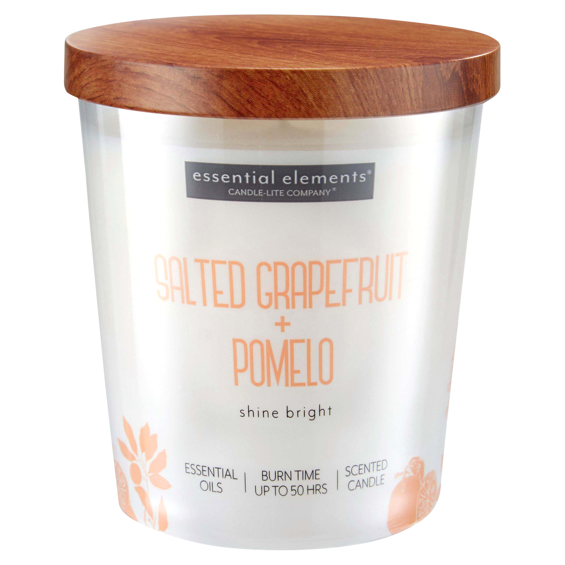 slide 1 of 1, Candle-Lite Scented Candle - Salted Grapefruit & Pomelo, 9 oz