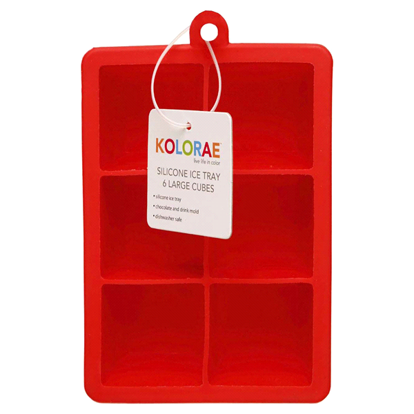 slide 12 of 17, Kolorae Silicone Ice Tray, Large, 1 ct