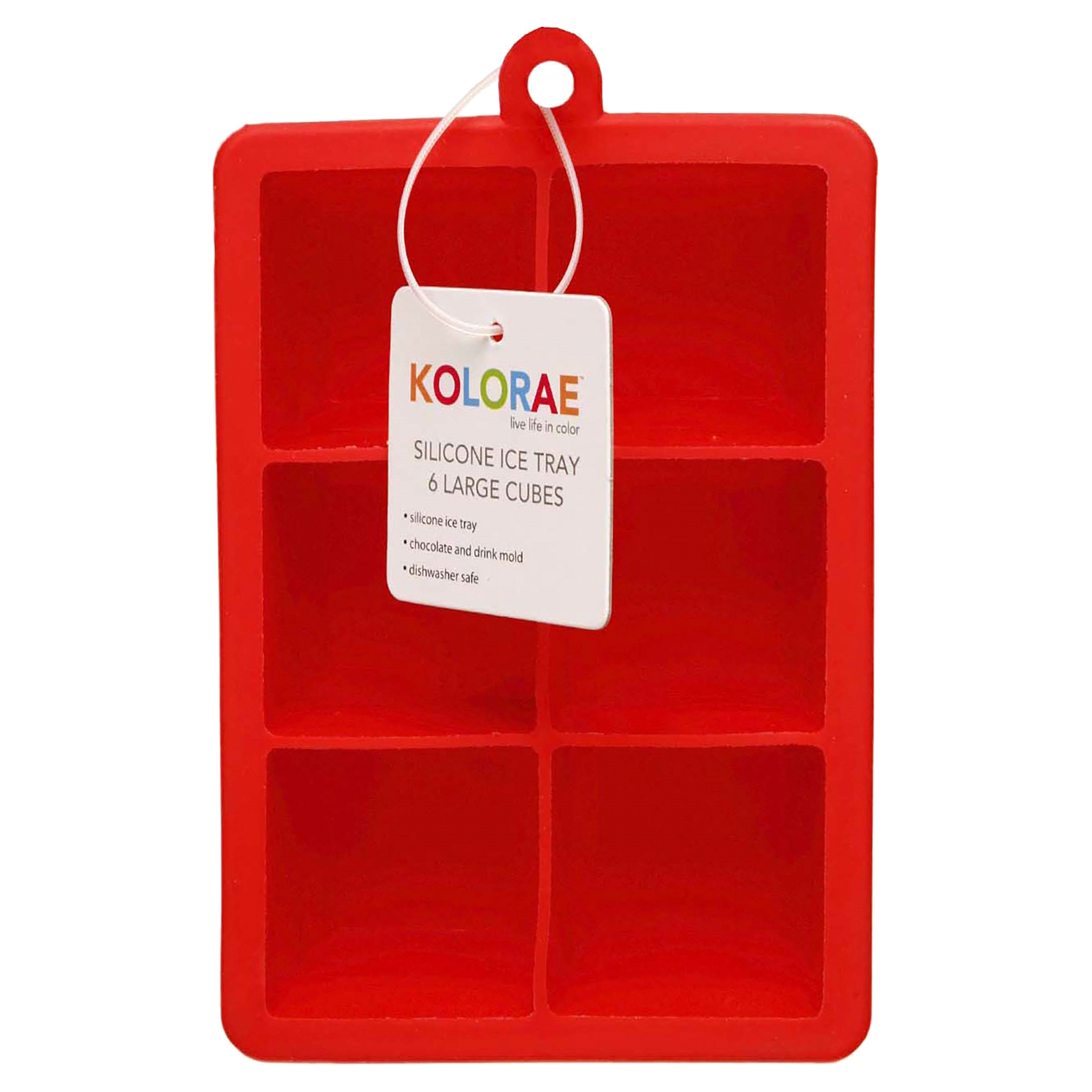 slide 10 of 17, Kolorae Silicone Ice Tray, Large, 1 ct