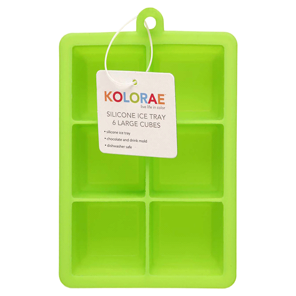 slide 17 of 17, Kolorae Silicone Ice Tray, Large, 1 ct