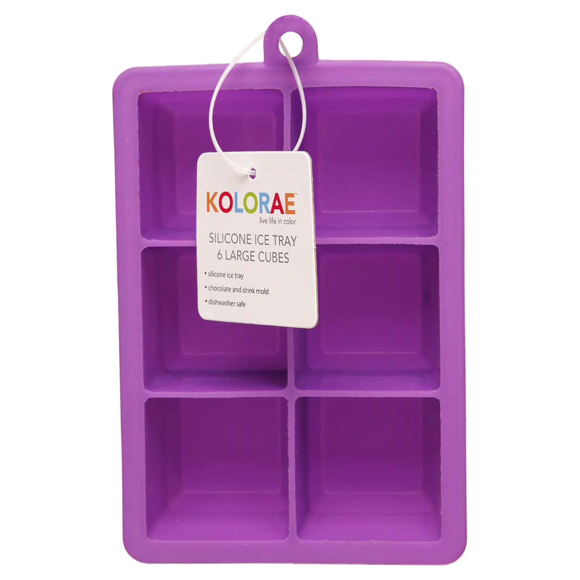 slide 8 of 17, Kolorae Silicone Ice Tray, Large, 1 ct