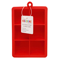 slide 7 of 17, Kolorae Silicone Ice Tray, Large, 1 ct