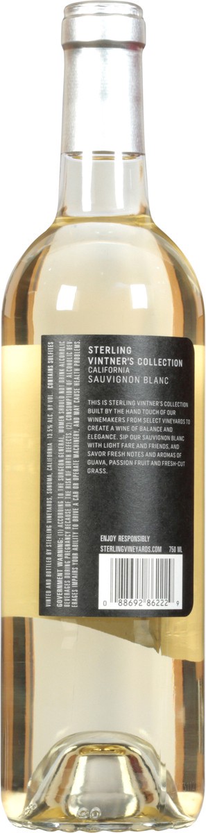 slide 9 of 12, Sterling Vintner's Collection California Sauvignon Blanc 750 ml, 750 ml