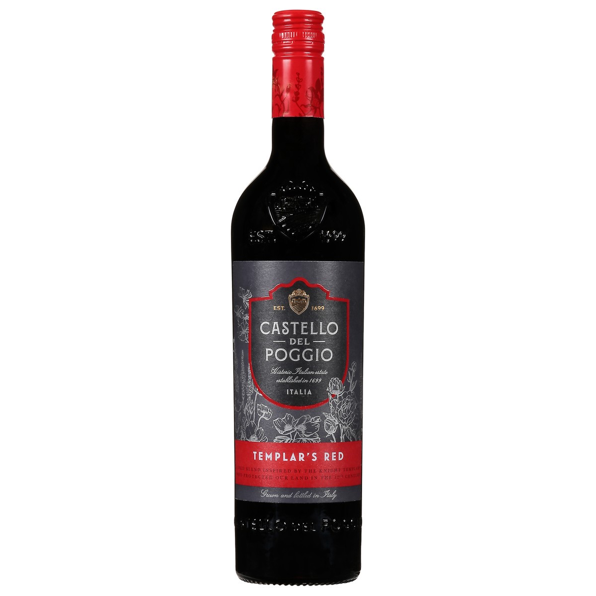 slide 7 of 9, CASTELLO DEL POGGIO Red Wine, 750 ml