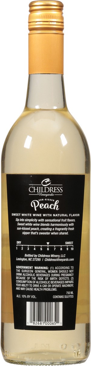 slide 6 of 7, Childress Vineyards Childress Sun Kissed Peach, 750 ml