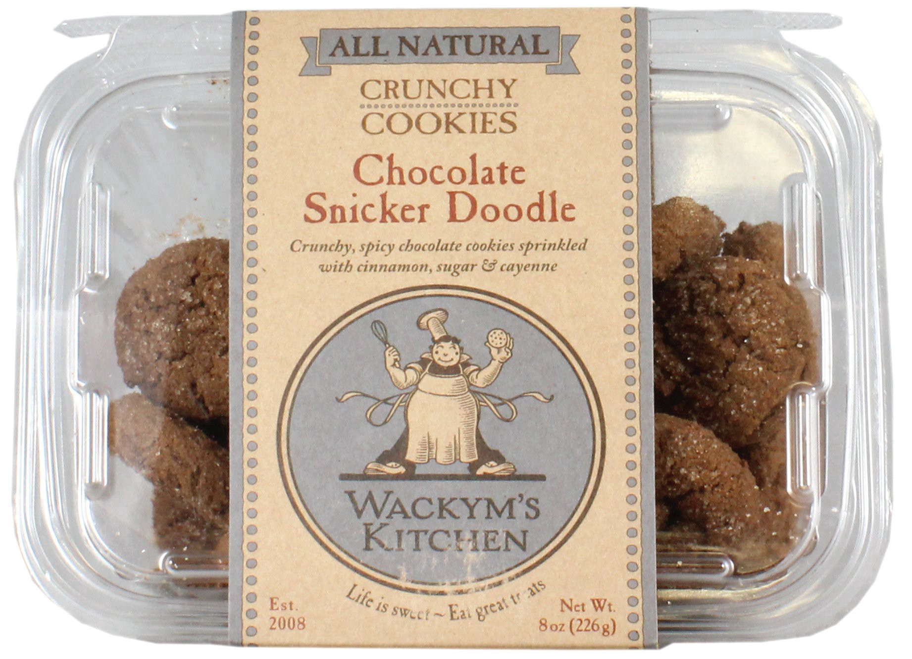 slide 1 of 1, Wackym's Kitchen Chocolate Snickerdoodle, 9 oz