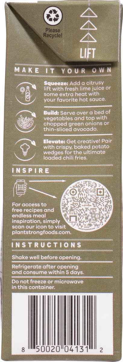 slide 5 of 9, PlantStrong Organic Plant-Based Creamy White Bean Chili 16.9 oz, 16.9 oz