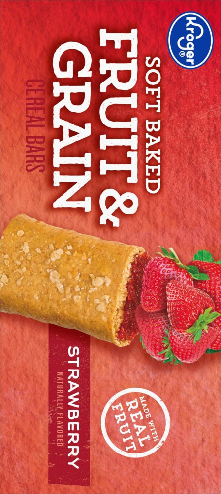 slide 3 of 4, Kroger Strawberry Fruit Grain Bars, 16 ct