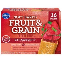 Kroger Strawberry Fruit Grain Bars