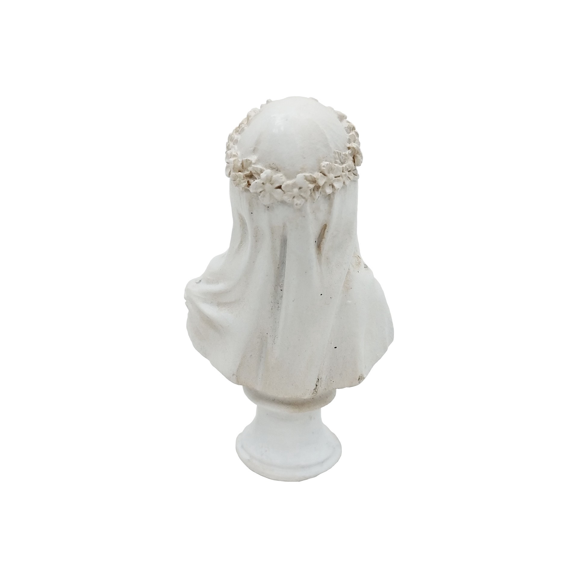 slide 2 of 2, Mini Veiled Lady Bust By Ashland, 1.38 in x 0.87 in x 2.56 in