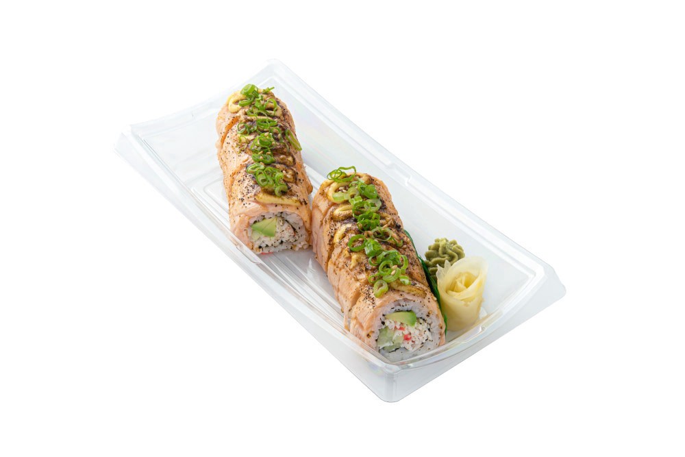 slide 1 of 1, Zenshi 10 Piece Aburi Salmon Roll, 10.1 oz, 10.1 oz