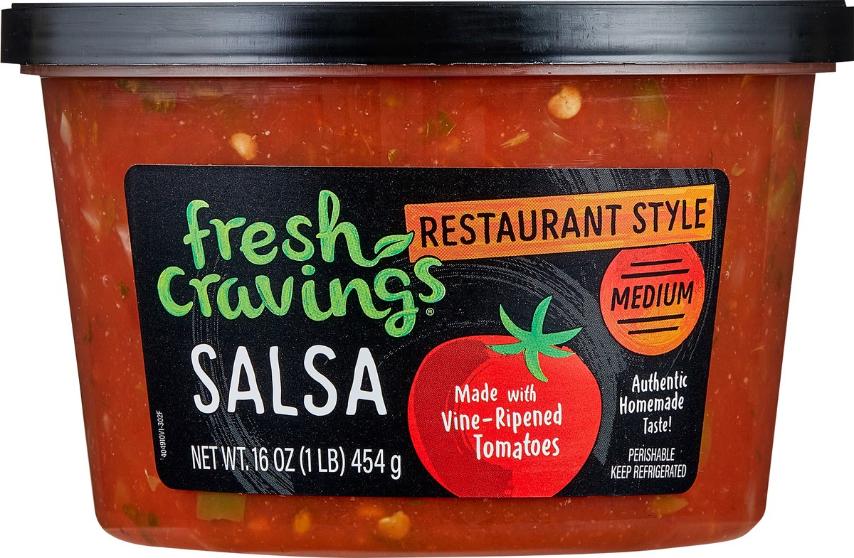 slide 6 of 6, Fresh Cravings Restaurant Style Medium Salsa, 16 oz