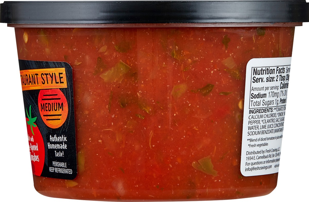 slide 4 of 6, Fresh Cravings Restaurant Style Medium Salsa, 16 oz