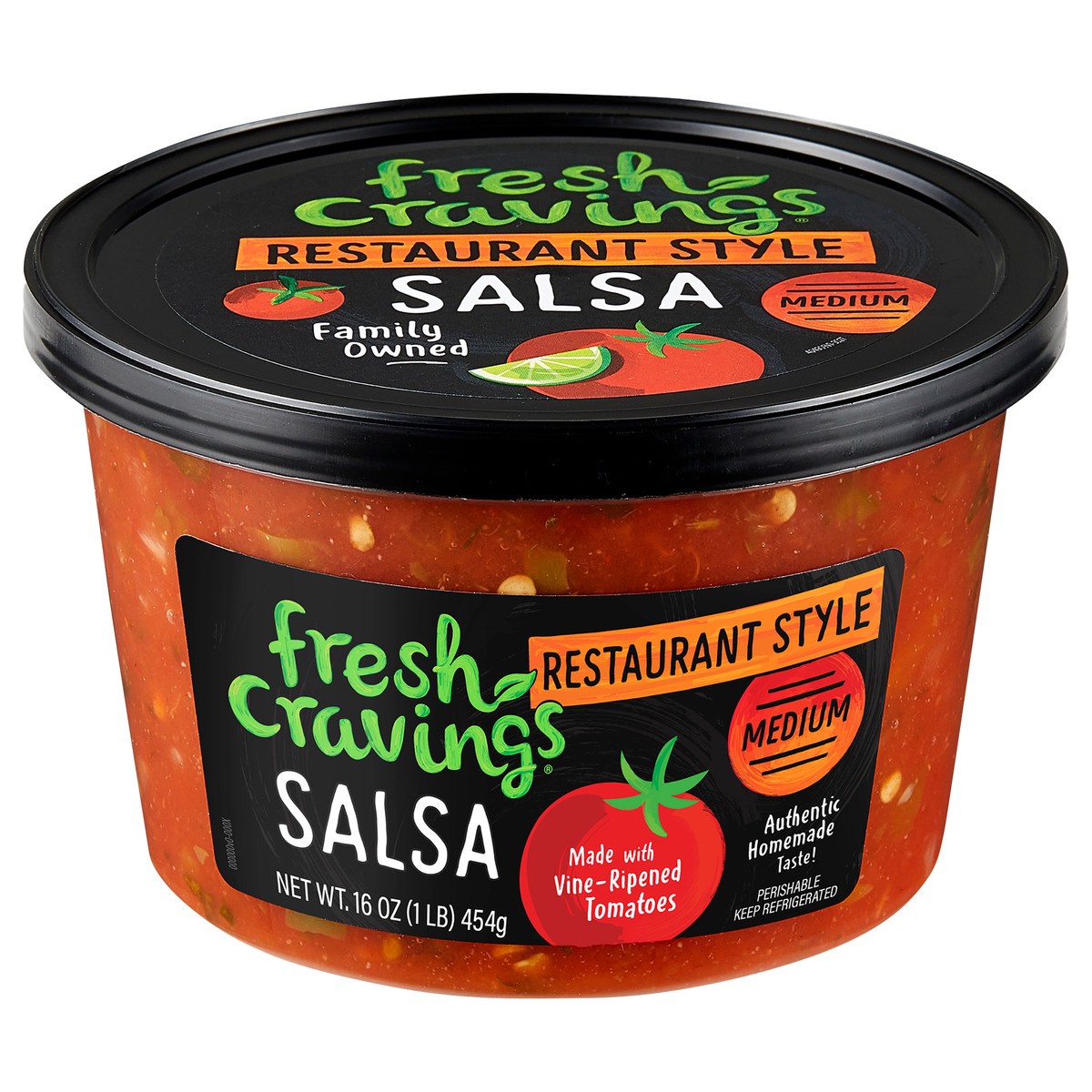 slide 1 of 6, Fresh Cravings Restaurant Style Medium Salsa, 16 oz