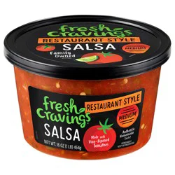 Fresh Cravings Restaurant Style Medium Salsa