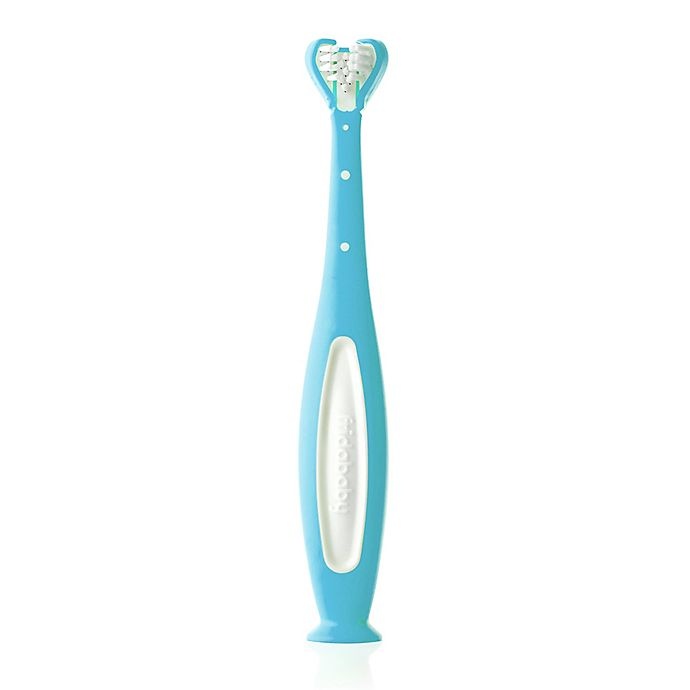 slide 2 of 2, Fridababy SmileFrida Toddler Toothbrush - Blue, 1 ct