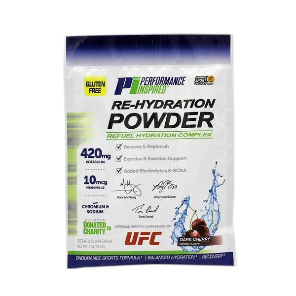 slide 1 of 1, Performance Inspired Nutrition Performance Inspired Re-Hydration Powder Dark Cherry, 1.1 oz