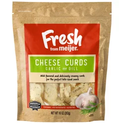 Fresh from Meijer Garlic & Dill Cheese Curds, 10 oz