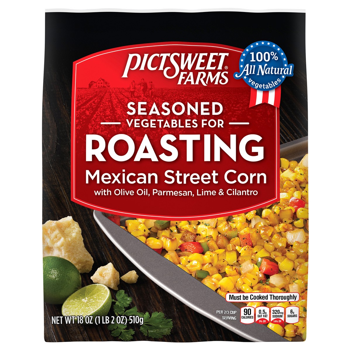 slide 1 of 3, PictSweet Mexican Street Corn, 18 oz