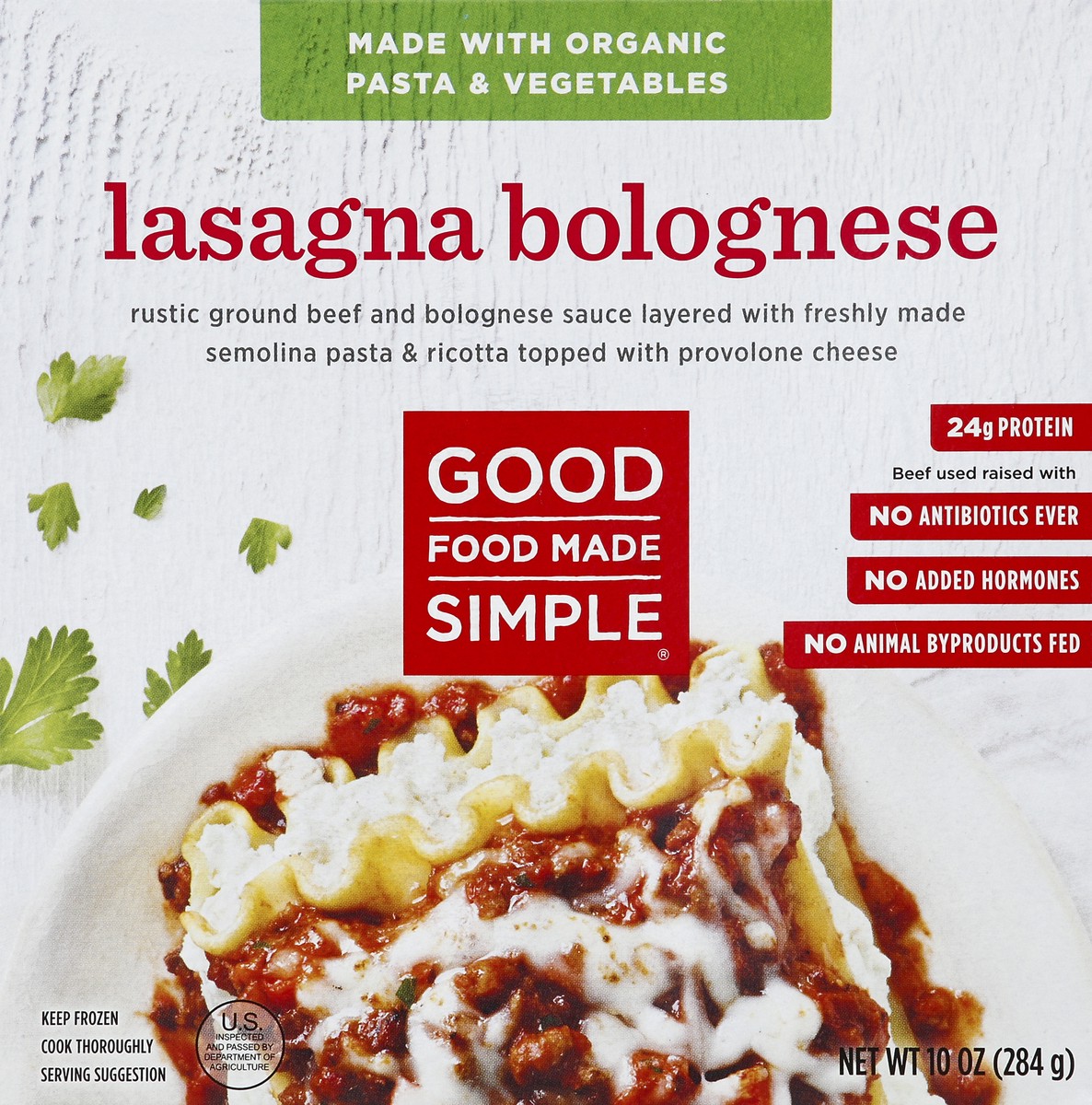 slide 1 of 5, Good Food Made Simple Lasagna Bolognese 10 oz, 10 oz