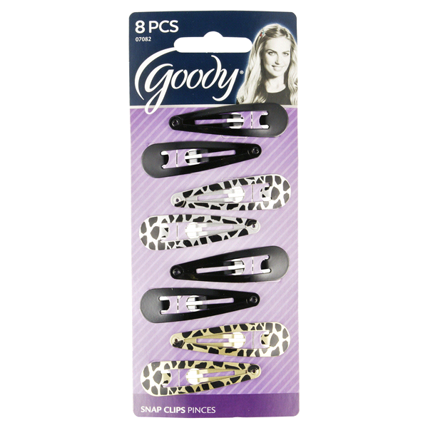 slide 1 of 1, Goody Classics Contour Clips, Animal Prints, 8 ct