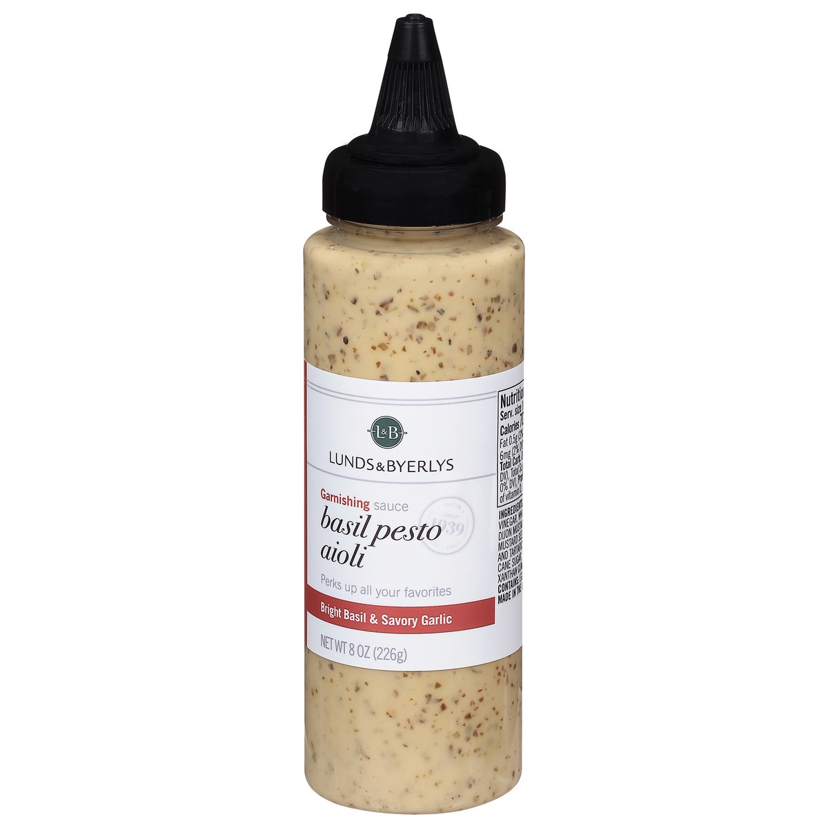 slide 10 of 14, Lunds & Byerlys Garnishing Basil Pesto Aioli Sauce - 8 oz, 8 oz
