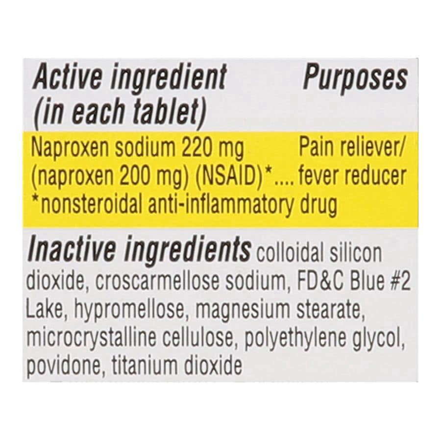 slide 4 of 4, Walgreens Back and Muscle Pain Naproxen Sodium, 90 ct