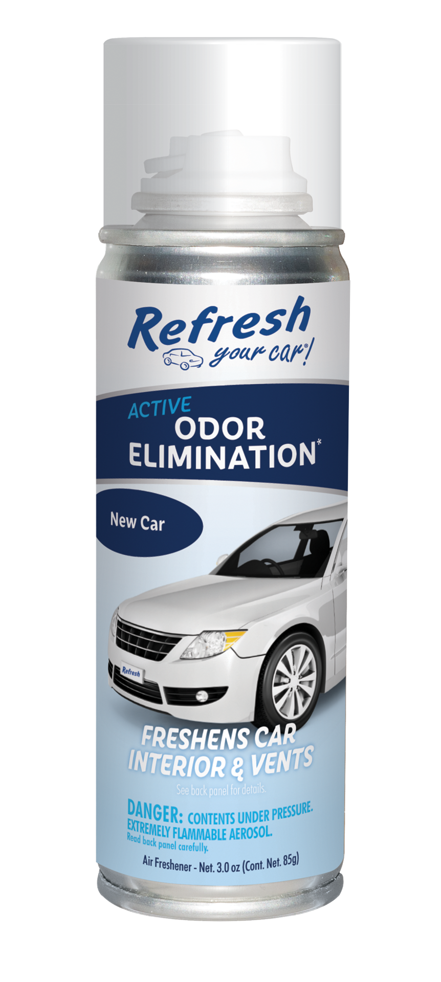 slide 5 of 5, Refresh Your Car! Active Odor Elimination Fogger (New Car Scent), 3 fl oz