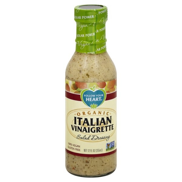 slide 1 of 2, Follow Your Heart Fyh Dressing Italian Vinaigrette Org, 12 fl oz