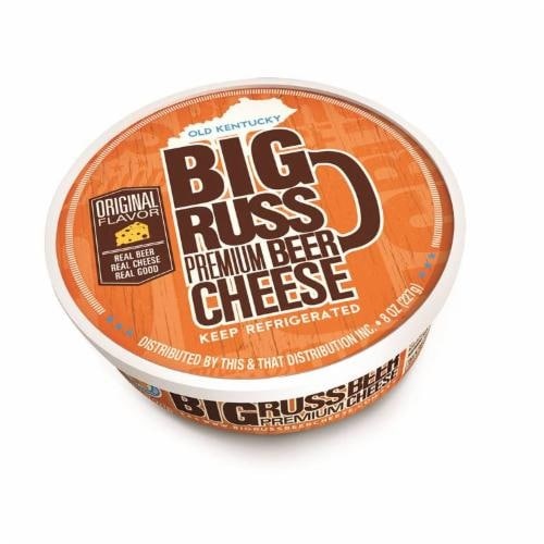 slide 1 of 1, Big Russ Beer Cheese Original, 8 oz