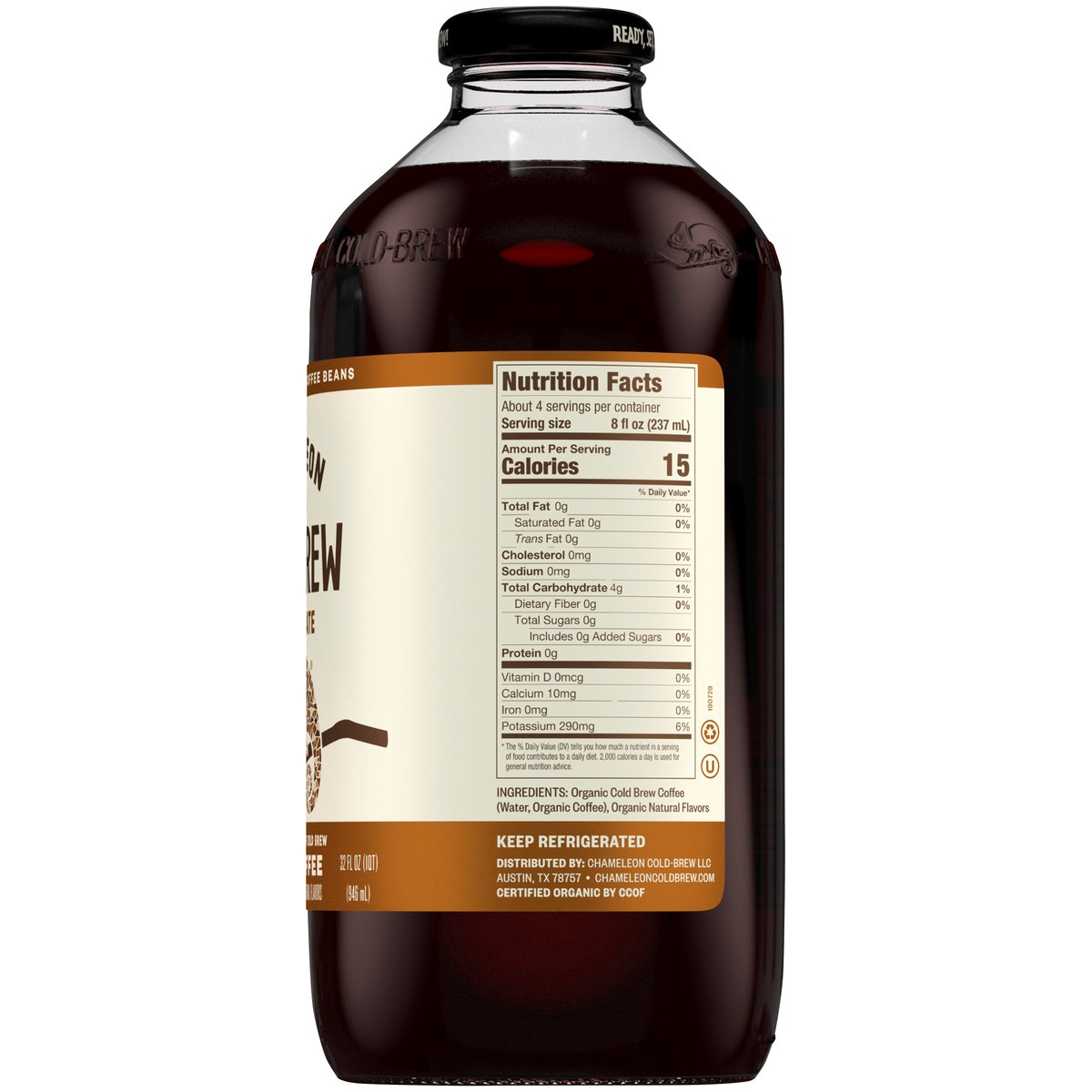 slide 7 of 10, Chameleon Cold-Brew Organic Mocha Flavored Cold Brew Coffee Concentrate, 32 oz