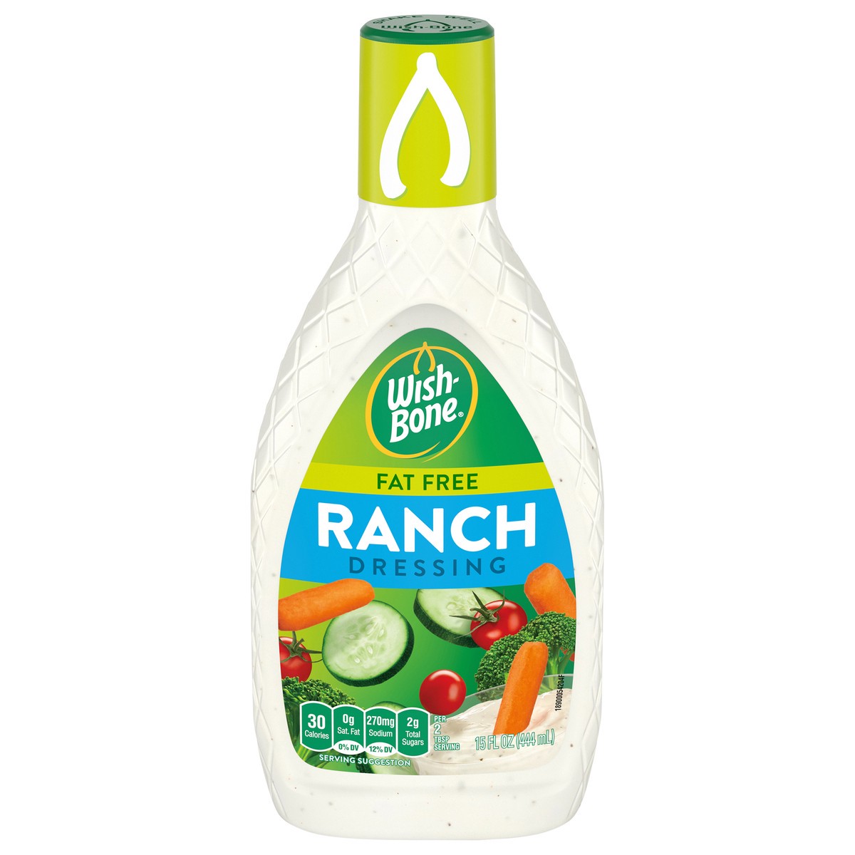 slide 1 of 5, Wish-Bone Fat Free Ranch Dressing 15 fl oz, 15 fl oz