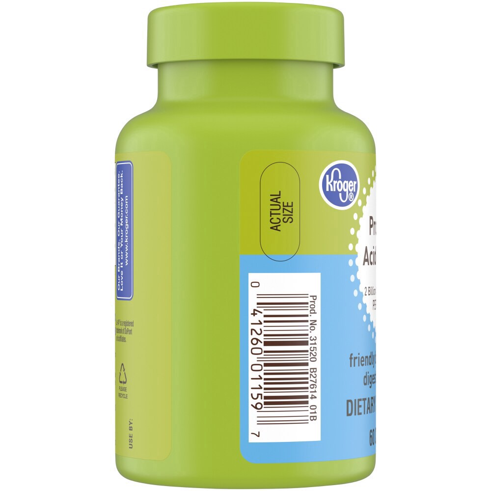 slide 4 of 4, Kroger Probiotic Acidophilus Dietary Supplement, 60 ct