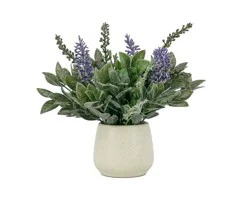 Silkcraft Lavender Sage Curve Pot Mini