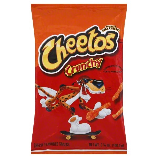 slide 1 of 6, Cheetos Crunchy Cheese Flavored Snacks Bag, 3.75 oz