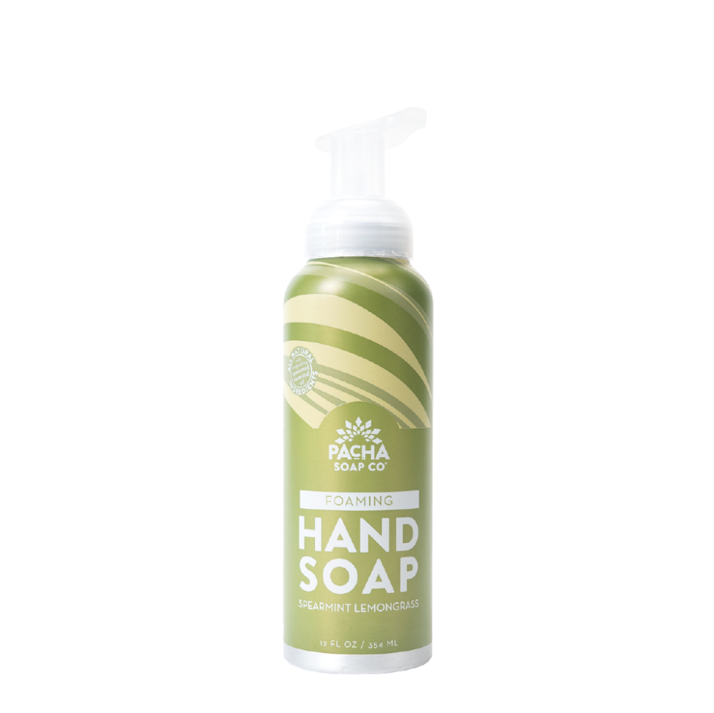 slide 1 of 1, Pacha Soap Co. Spearmint Lemongrass Foaming Hand Soap, 12 fl oz