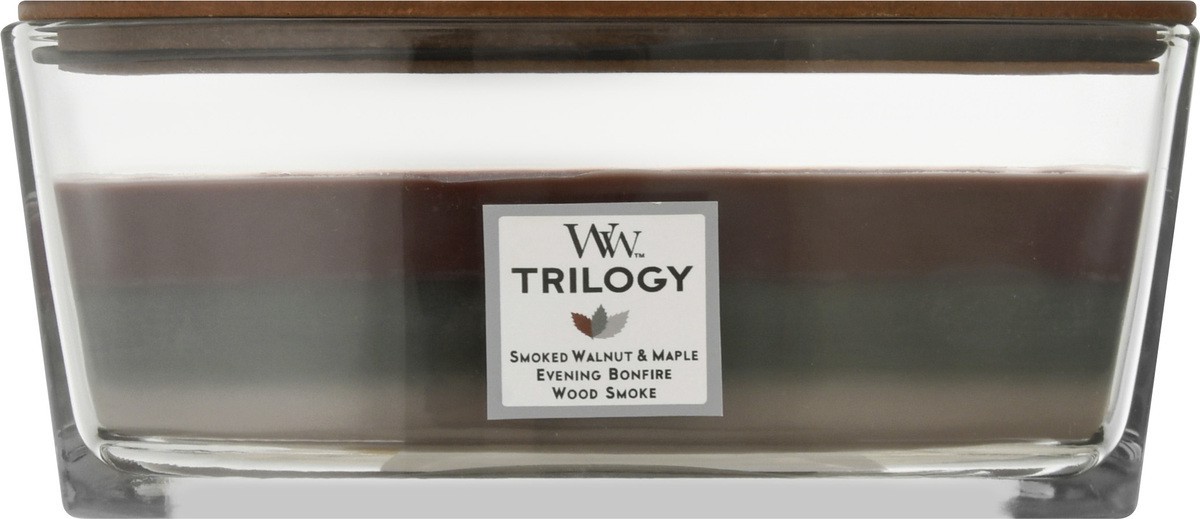 slide 6 of 9, Woodwick Ellipse Trilogy Candle Autumn Embers, 1 ct