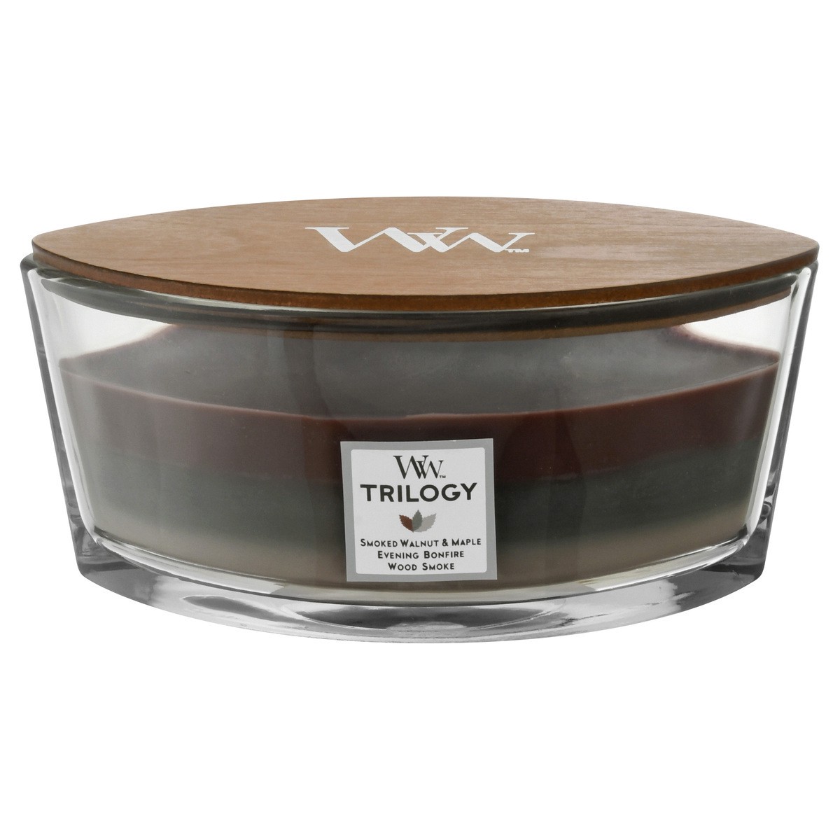 slide 1 of 9, Woodwick Ellipse Trilogy Candle Autumn Embers, 1 ct