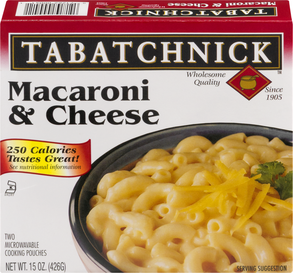 slide 1 of 1, Tabatchnick Macaroni Cheese, 15 oz