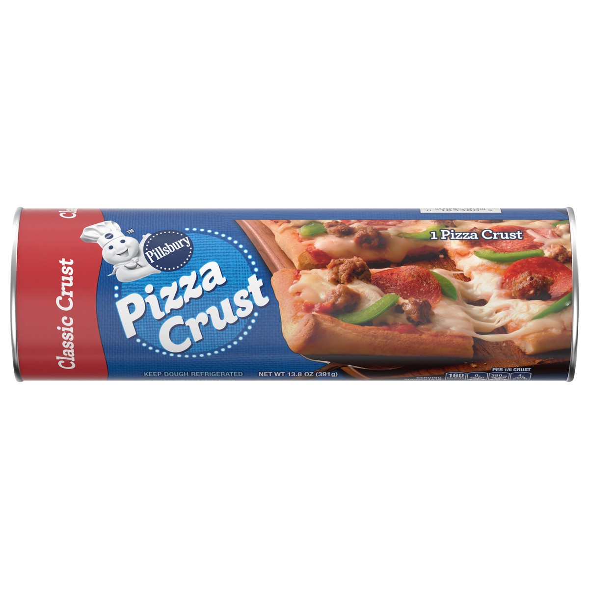 slide 1 of 3, Pillsbury Refrigerated Classic Pizza Crust, 13.8 oz., 13.8 oz