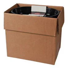 TableCraft Black Oval Basket