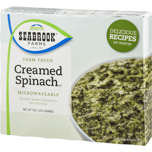 slide 3 of 8, Seabrook Farms Creamed Spinach, 9 oz