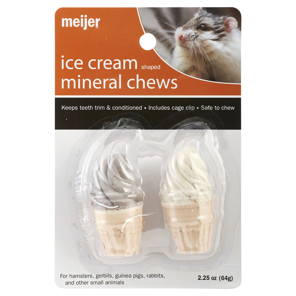 slide 1 of 5, Meijer Small Animal Mineral Ice Creams, 2.25 oz