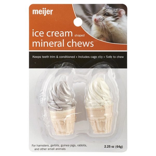 slide 1 of 1, Meijer Small Animal Mineral Ice Creams, 1 ct