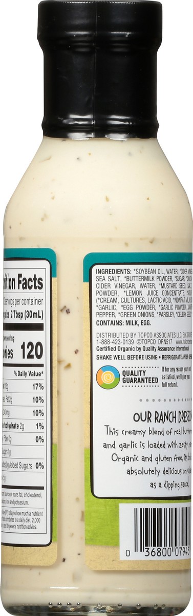 slide 9 of 9, Full Circle Market Full Circle Ranch Dressing, 12 oz