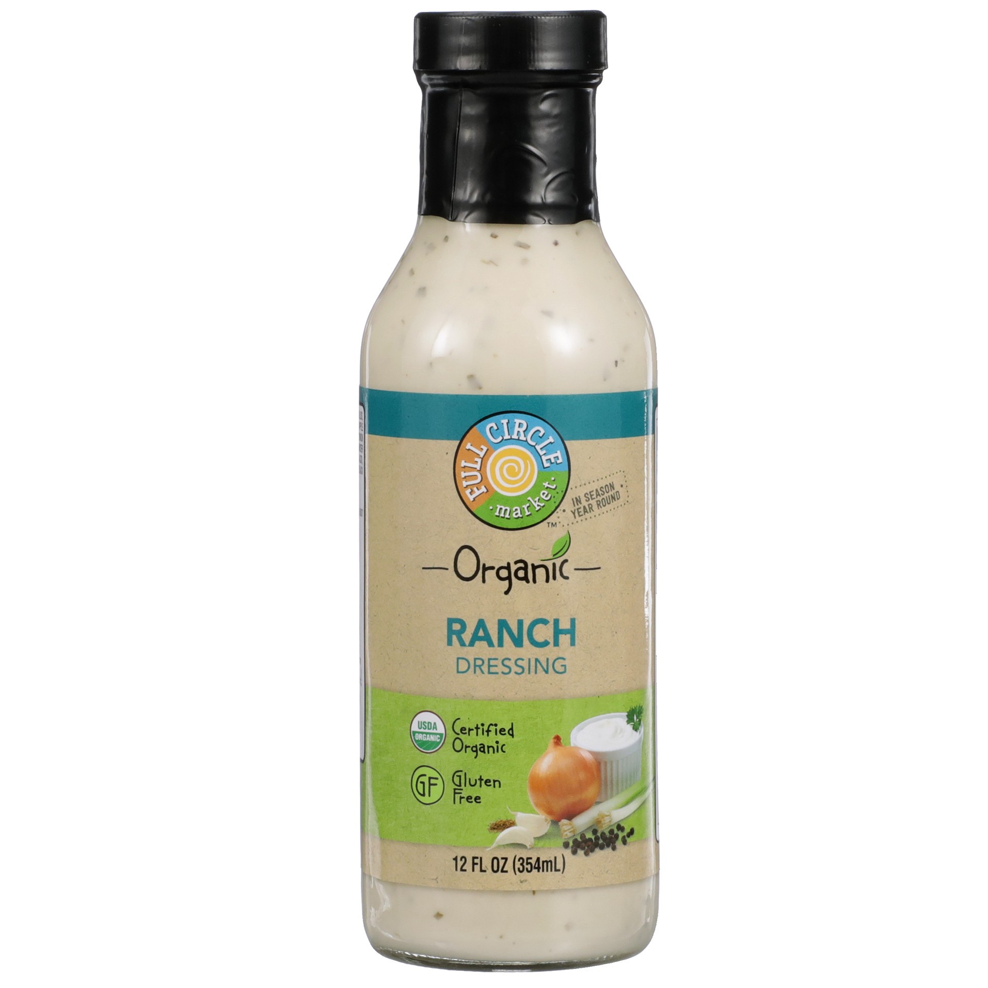 slide 1 of 6, Full Circle Market Full Circle Ranch Dressing, 12 oz