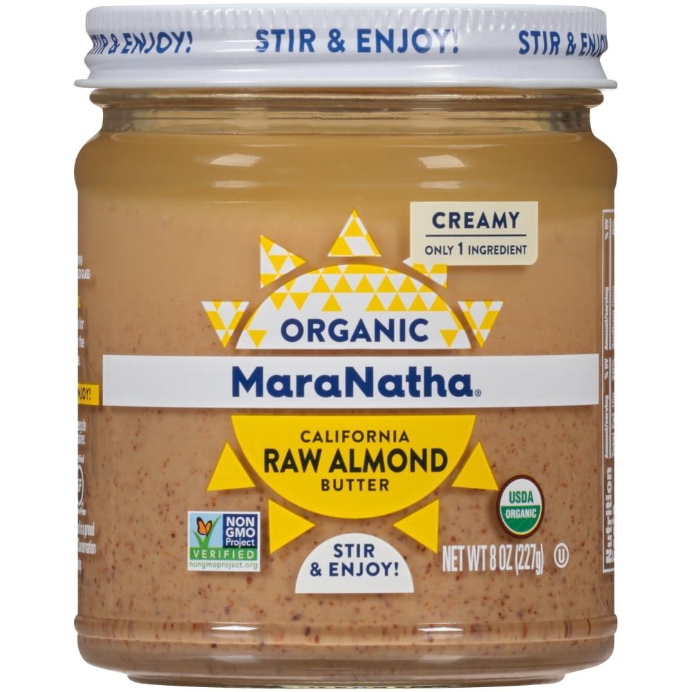 slide 1 of 1, MaraNatha Almond Butter, Organic, Creamy, 8 oz