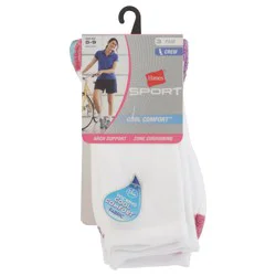 Hanes Sport Cool Comfort Crew Socks 3 ea