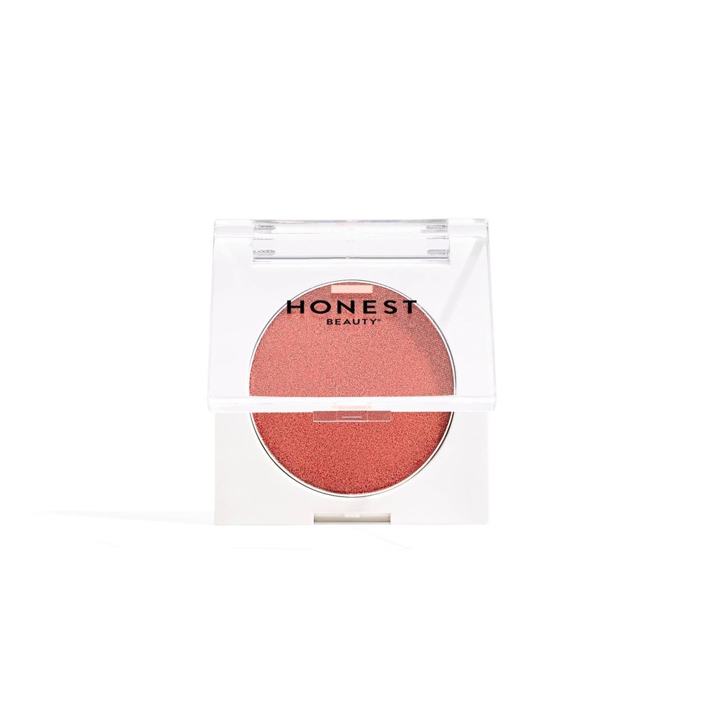 slide 3 of 9, Honest Beauty Lit Powder Blush - Foxy, 0.138 oz